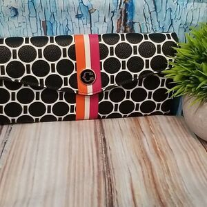 C. Wonder Geometric Print Wallet